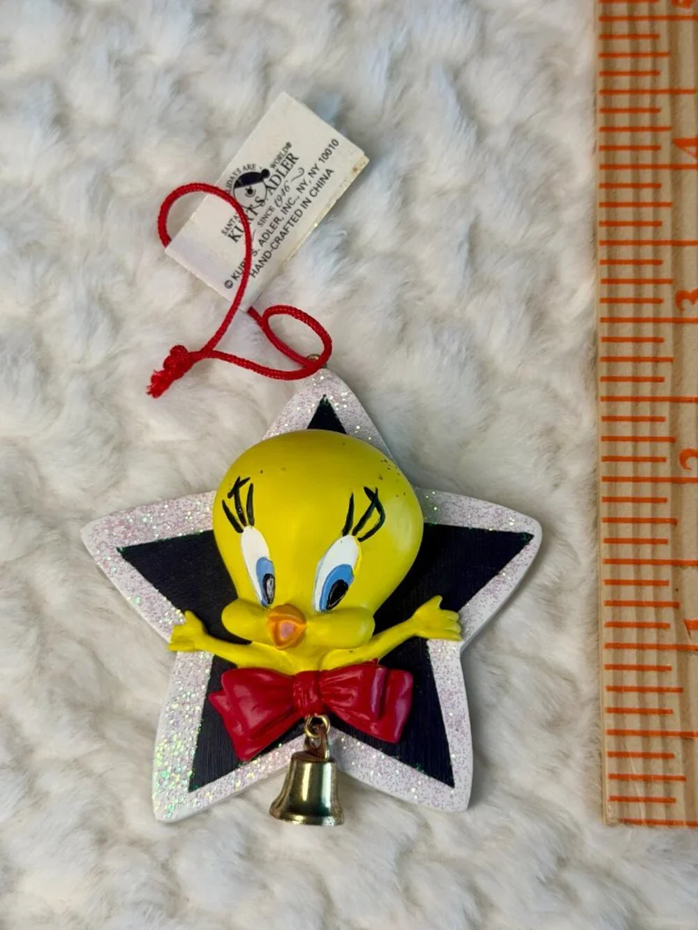 Vintage Kurt Adler Warner Brothers Tweety Bird Ornament
